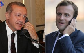 ماكرون يبلغ اردوغان 