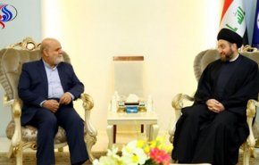 الحكيم يبحث مع السفير الايراني مستجدات العراق والمنطقة