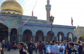 احتفالية في حرم السيدة زينب (ع) بدمشق في ذكرى انتصار الثورة الإسلامية + صور
