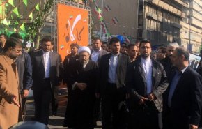 رئيس السلطة القضائية في إيران ينضم لمسيرات 22 بهمن