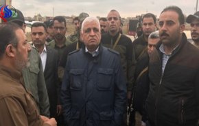 الفياض يستقبل جثامين شهداء الحشد المغدورين جنوب غرب الحويجة