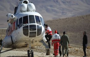 مغاوير الجيش الايراني يقتربون من مكان تحطم الطائرة ATR