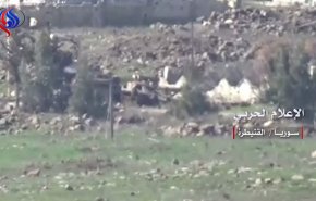 بالفيديو ..لحظة تدمير آليتين لإرهابيي