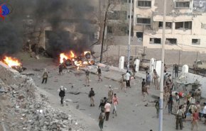 فيديو.. سيارة مفخخة تستهدف مطبخا يمون قوات الحزام الأمني بعدن