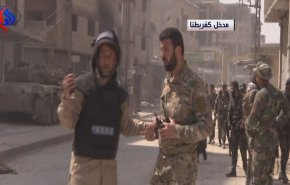 حصريا..كاميرا العالم ترافق القوات السورية باقتحام كفر بطنا بالغوطة
