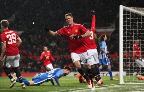 مانشستر يونايتد يبلغ نصف نهائي كأس انكلترا 
