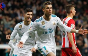 رونالدو يقود ريال مدريد لإستعادة المركز الثالث