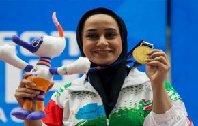 ايرانية تتقلد الذهبية بمونديال الرماية 2018 