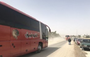 وصول باصات اضافية الى معبر حرستا لنقل المسلحين وعوائلهم