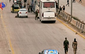 خروج نحو 6500 مسلح من بلدة عربين في الغوطة الشرقية