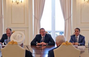 الرئیس الاذربیجاني یؤكد وقوف بلاده الى جانب ایران 