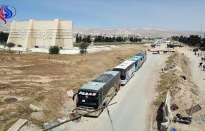 تحضيرات  لمغادرة الدفعة السادسة من المسلحين عن الغوطة الشرقية