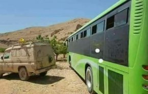 فيديو.. هذا ما حل بالمسلحين الخارجين من الغوطة
