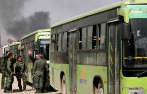 خروج أكثر من 150 ألف شخص من الغوطة وتحرير 8 مخطوفين لدى 