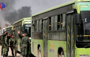 مغادرة 21 حافلة تقل مسلحي 
