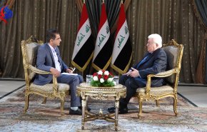 معصوم لقناة العالم: ايران اولى داعمي العراق ضد داعش
