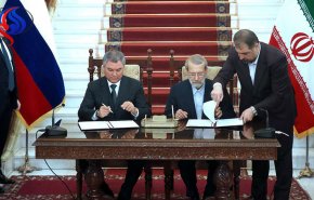 توقيع مذكرة تفاهم برلمانية بين ايران وروسيا