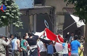 مظاهرة في الرقة تطالب بطرد القوات الأمريكية و
