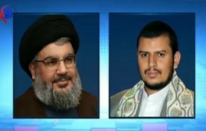 السيد نصرالله يعزي السيد الحوثي باستشهاد صالح الصماد