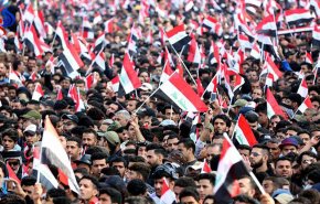 عوائل ضحايا الارهاب بديالي يتظاهرون ضد ترشيح المتلطخة ايديهم بالدماء