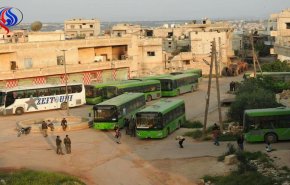 شاهد.. 20 حافلة تدخل الفوعة وكفريا لإجلاء المحاصرين 