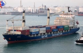 انطلاق الخط الملاحي الجديد بين قطر والعراق