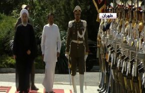 الرئيس روحاني يستقبل نظيره السريلانكي في طهران