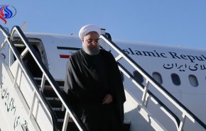 الرئیس الایراني حسن روحاني یصل الی الصین