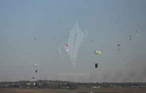 19 حريقا بمستوطنات غلاف غزة بفعل البالونات حارقة