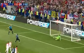 شاهد هدف تفوق فرنسا على المنتخب الكرواسي 