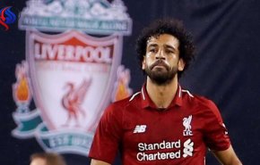 لقاء بين مصارع عالمي ومحمد صلاح في أمريكا (صور)