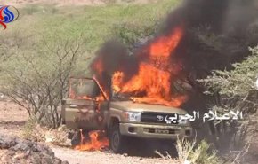 تدمير آلية عسكرية للمرتزقة بالساحل الغربي
