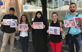 فيديو.. وقفة تضامنية في بيروت مع المعتقل البحريني حسن مشيمع