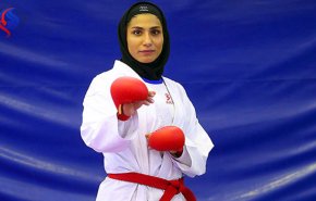 ايرانية تتقلّد البرونزية في الكاراتيه