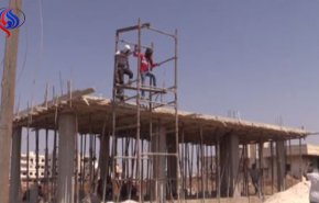 بالفيديو...عمليات الاعمار في درعا انعكست على حركة الاسواق