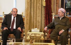 ماذا دار بين بارزاني وعلاوي في أربيل؟