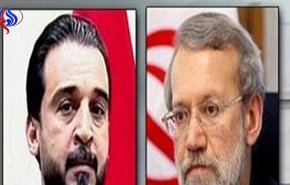 لاريجاني يهنئ الحلبوسي ويتمنى للعراق اكمال المسيرة السياسية