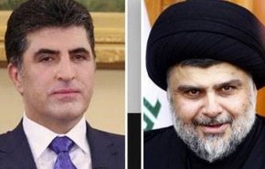 بارزاني يلتقي الصدر اليوم في النجف