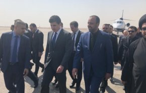 بارزاني يصل الى النجف