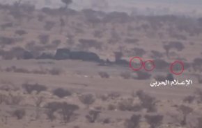 شاهد.. كمين محكم على آليات عسكرية سعودية بنجران