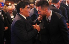 مارادونا ينصح ميسي يترك المنتخب الأرجنتيني