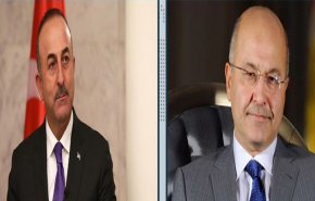 لقاء بين جاويش أوغلو و برهم صالح..هذا ما بحثاه