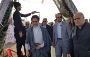 وزير الامن الايراني يواكب زوار الاربعين في معبر شلمجة 