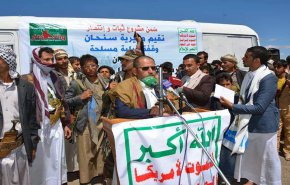 شاهد حملة قبائل سنحان اليمنية لمواجهة حرب العدوان الاقتصادية 