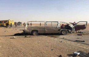 مصرع واصابة 19 زائرا إيرانيا وسائق عراقي بحادث سير في واسط