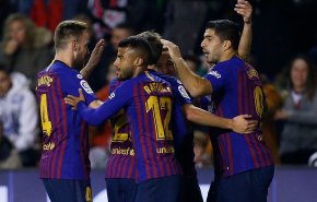 برشلونة يقلب تخلفه ضد رايو فايكانو الى فوز متأخر