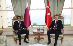 اجتماع مغلق بين اردوغان وأمير قطر! 
