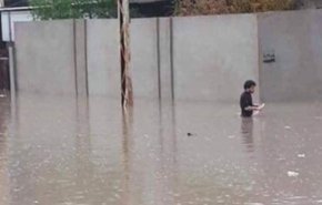 بالصور.. السيول تغمر مناطق بالموصل