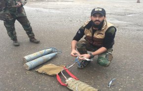 شاهد؛الحشد الشعبي يحبط هجوما انتحاريا بعجلة يقودها صبي