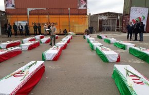 نقل رفات 46 شهيدا من شهداء الدفاع المقدس الى ايران